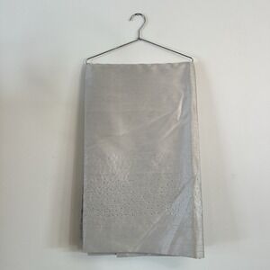 New (open box) Rodeo Home 2 Curtain Panels Silver Rhinestone 54x96" Bling Luxury